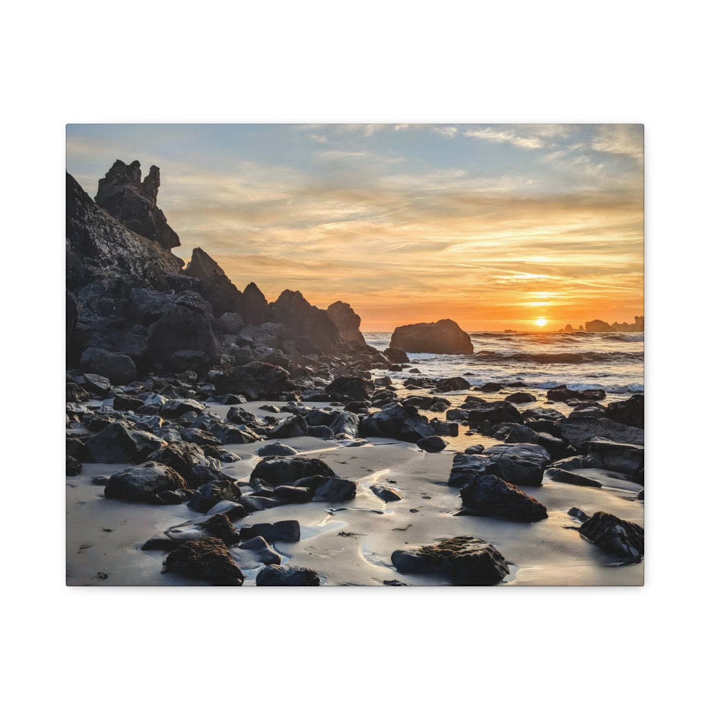 Jurrasic Rock Canvas Wall Art Print