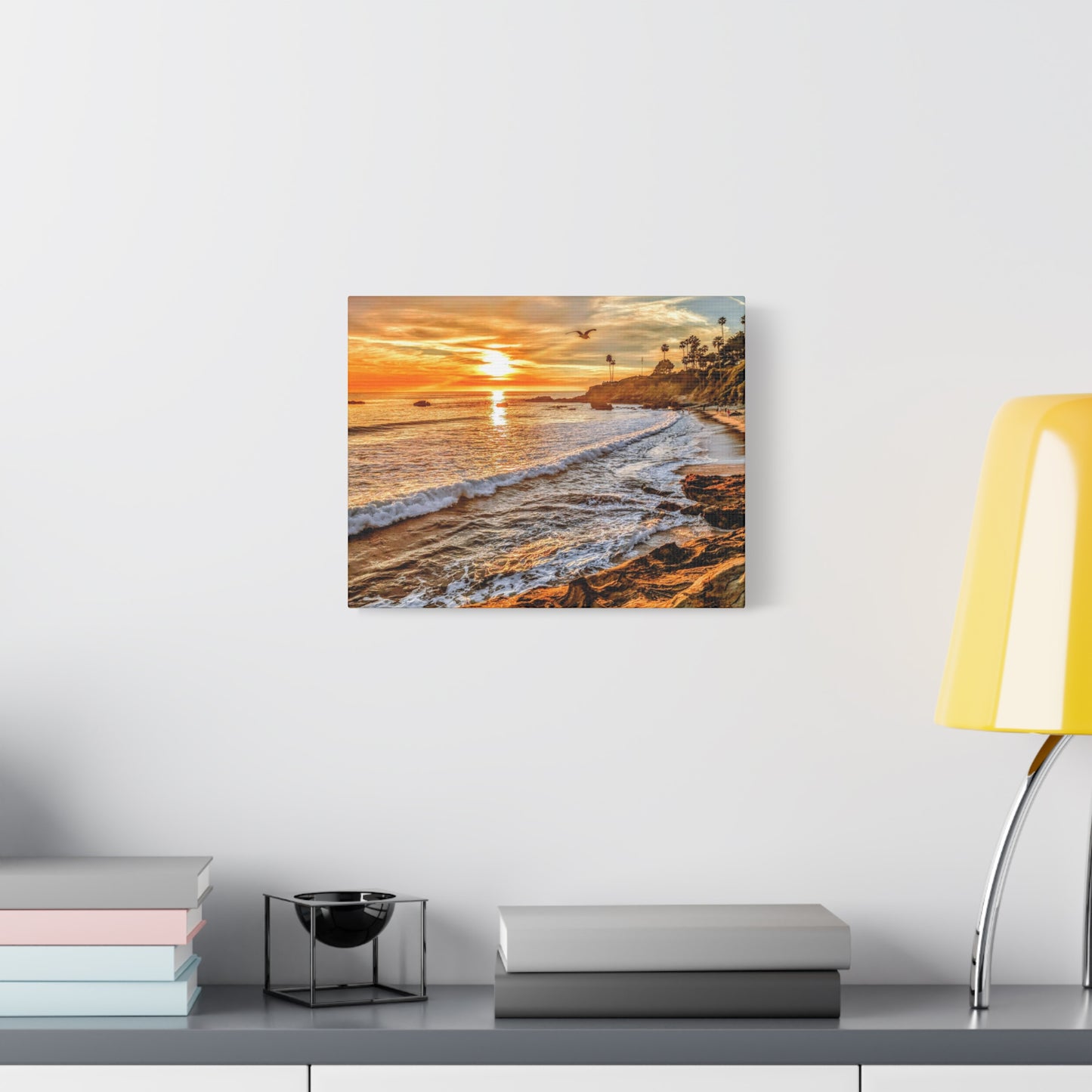 Pacific Gold Canvas Wall Art Print