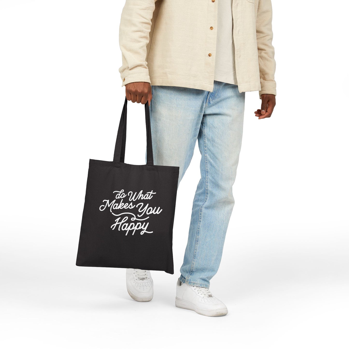 Do What Makes You Happy Canvas Tote Bag