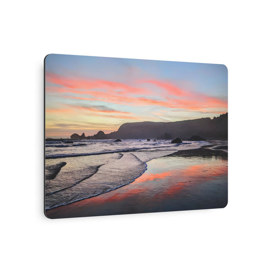 Fire in the Sky - Metal Coastal Print