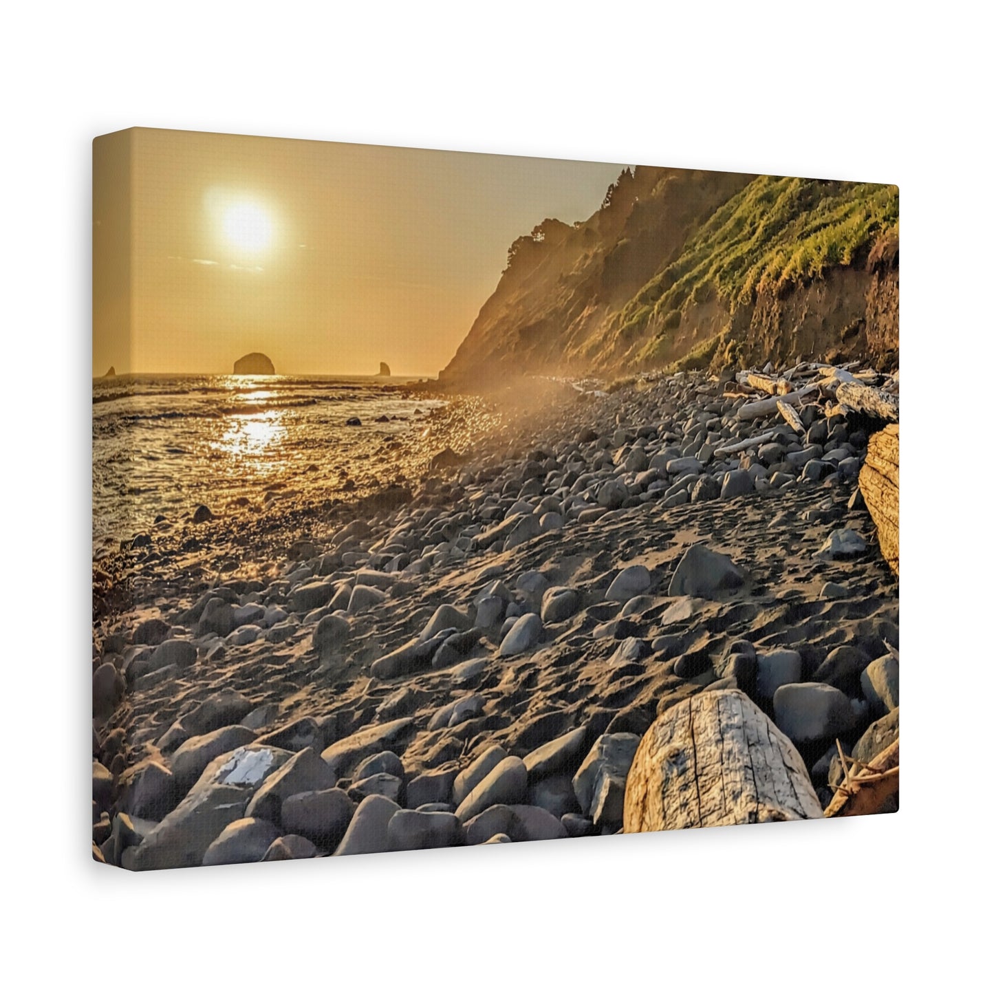 Golden Glow at Humbug - Canvas Print