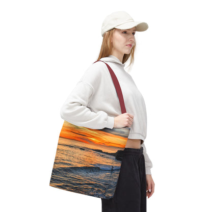 Golden Surfer Art Tote Bag