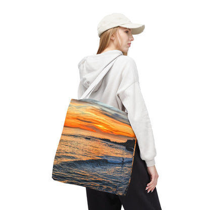 Golden Surfer Art Tote Bag