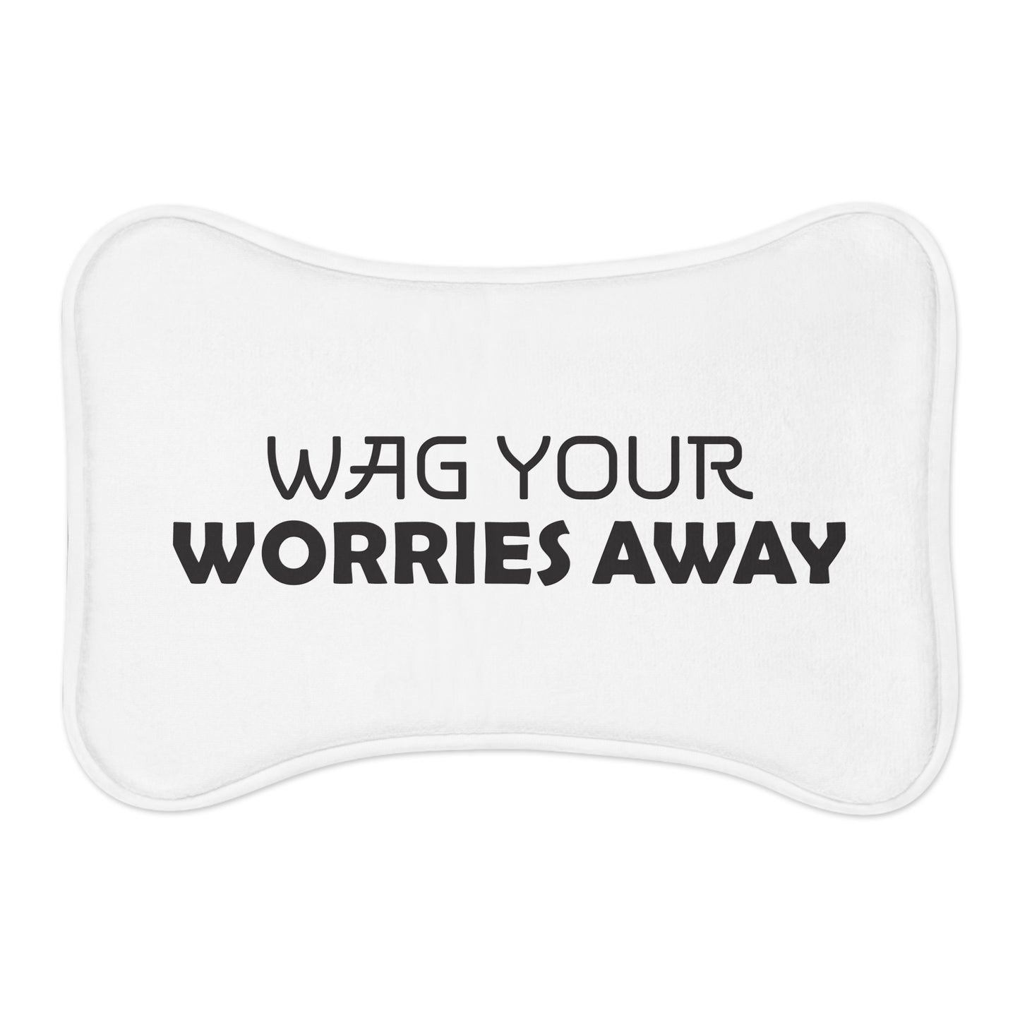 Wag Your Worries Away Pet Feeding Mat