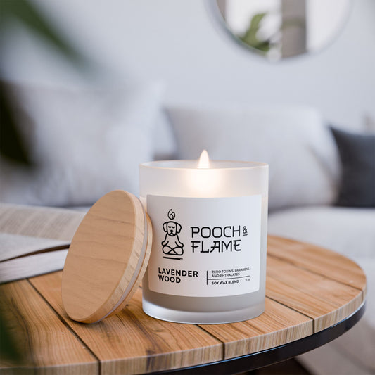 Pooch & Flame Soy Wax Candle - Lavender Wood
