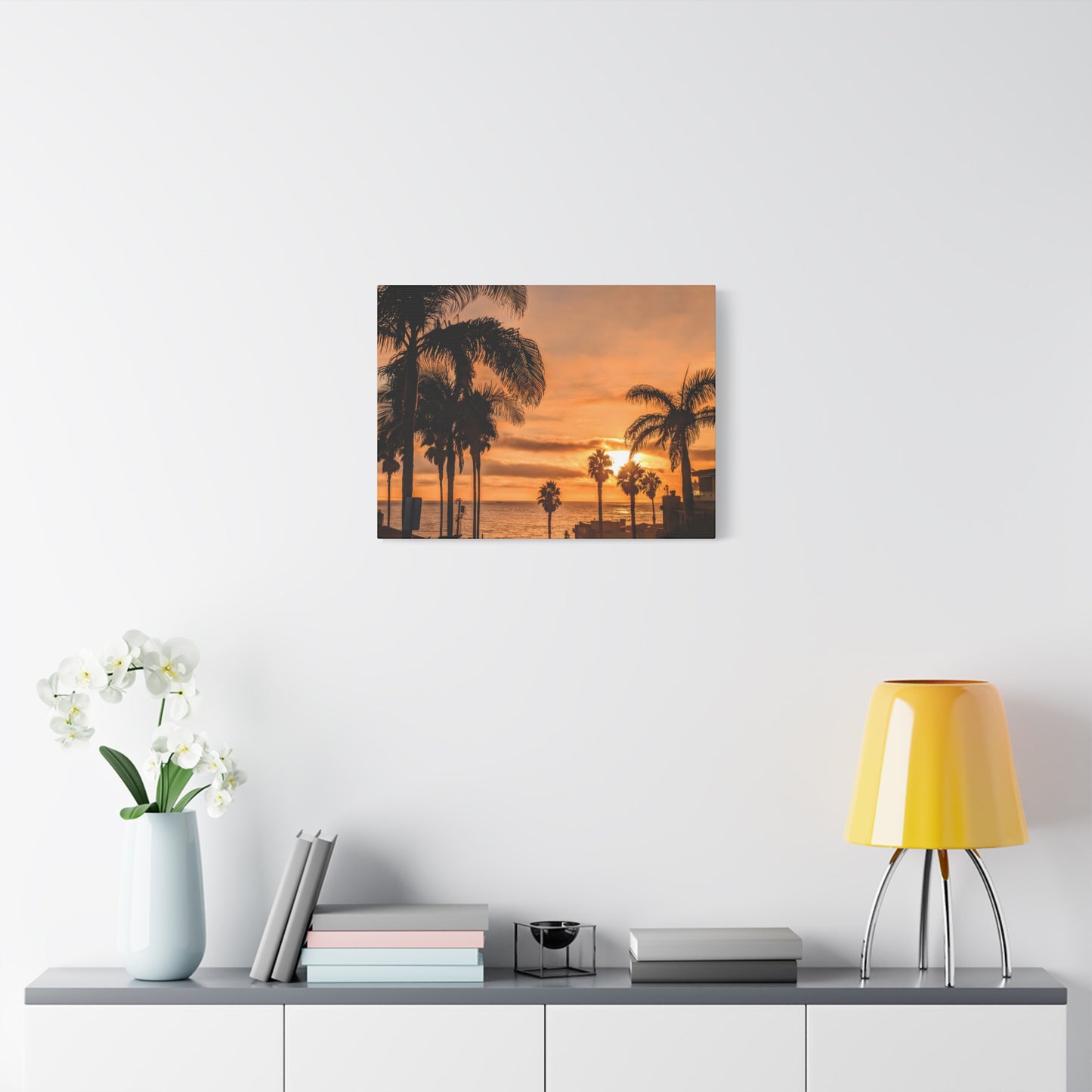 Between the Palms - Canvas Print