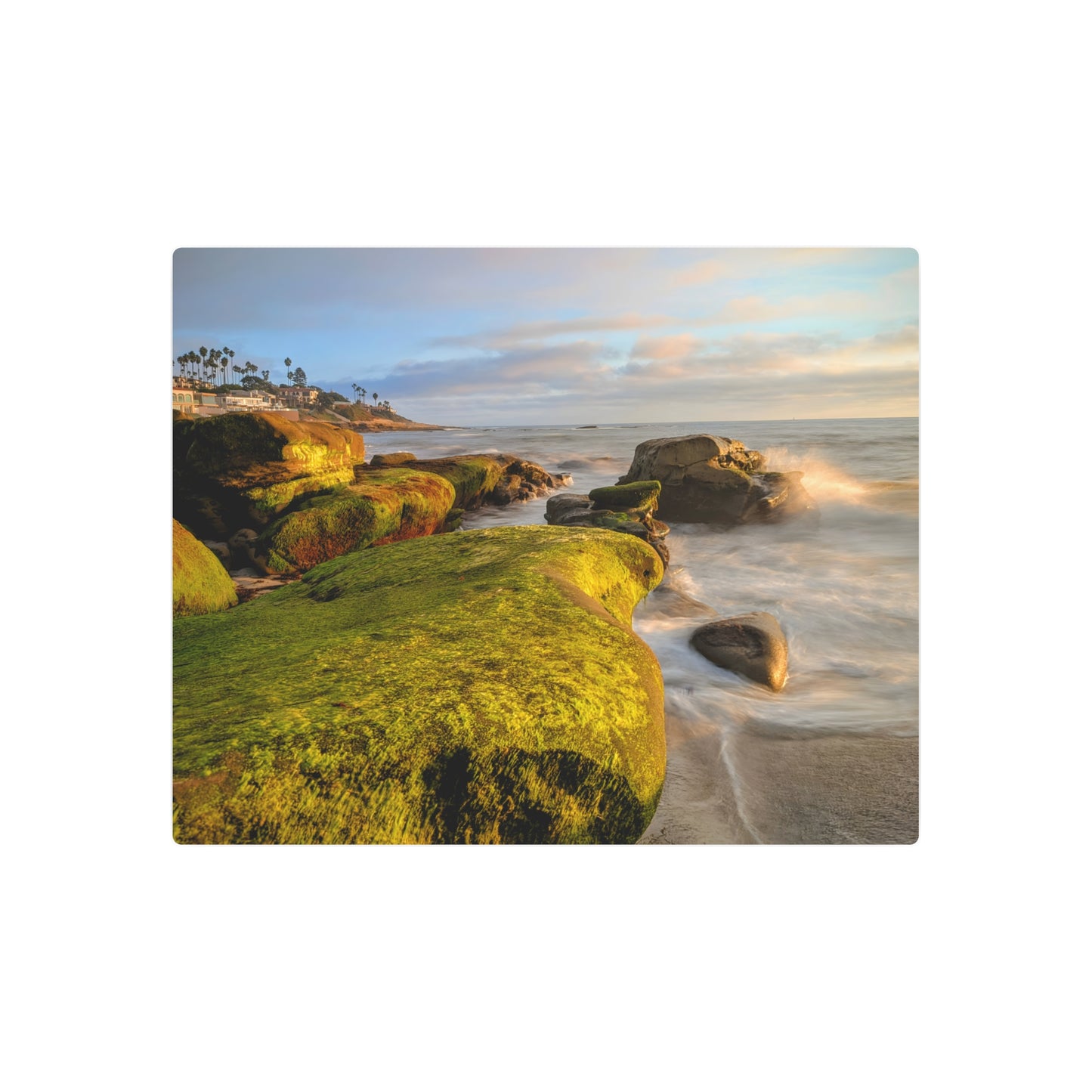Wind And Sea With You And Me - Metal Coastal Print