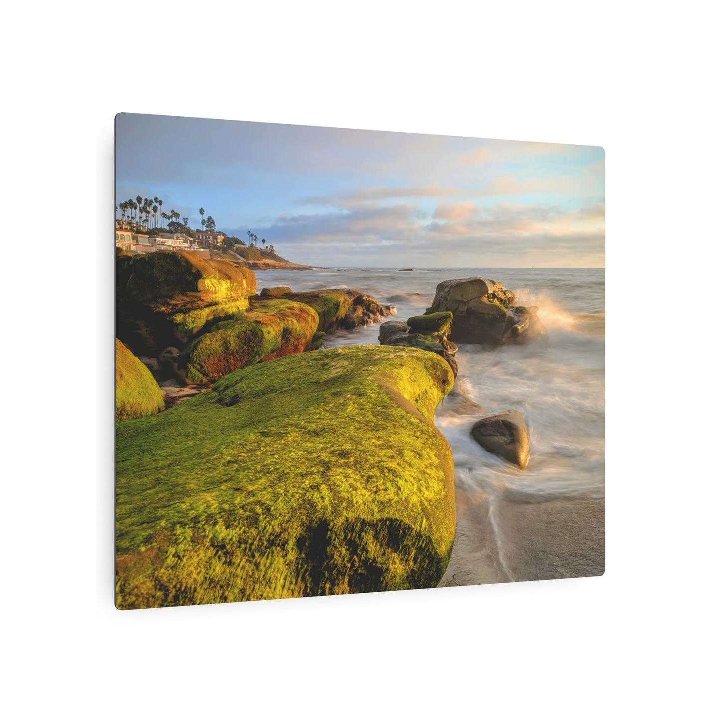 Wind And Sea With You And Me - Metal Coastal Print