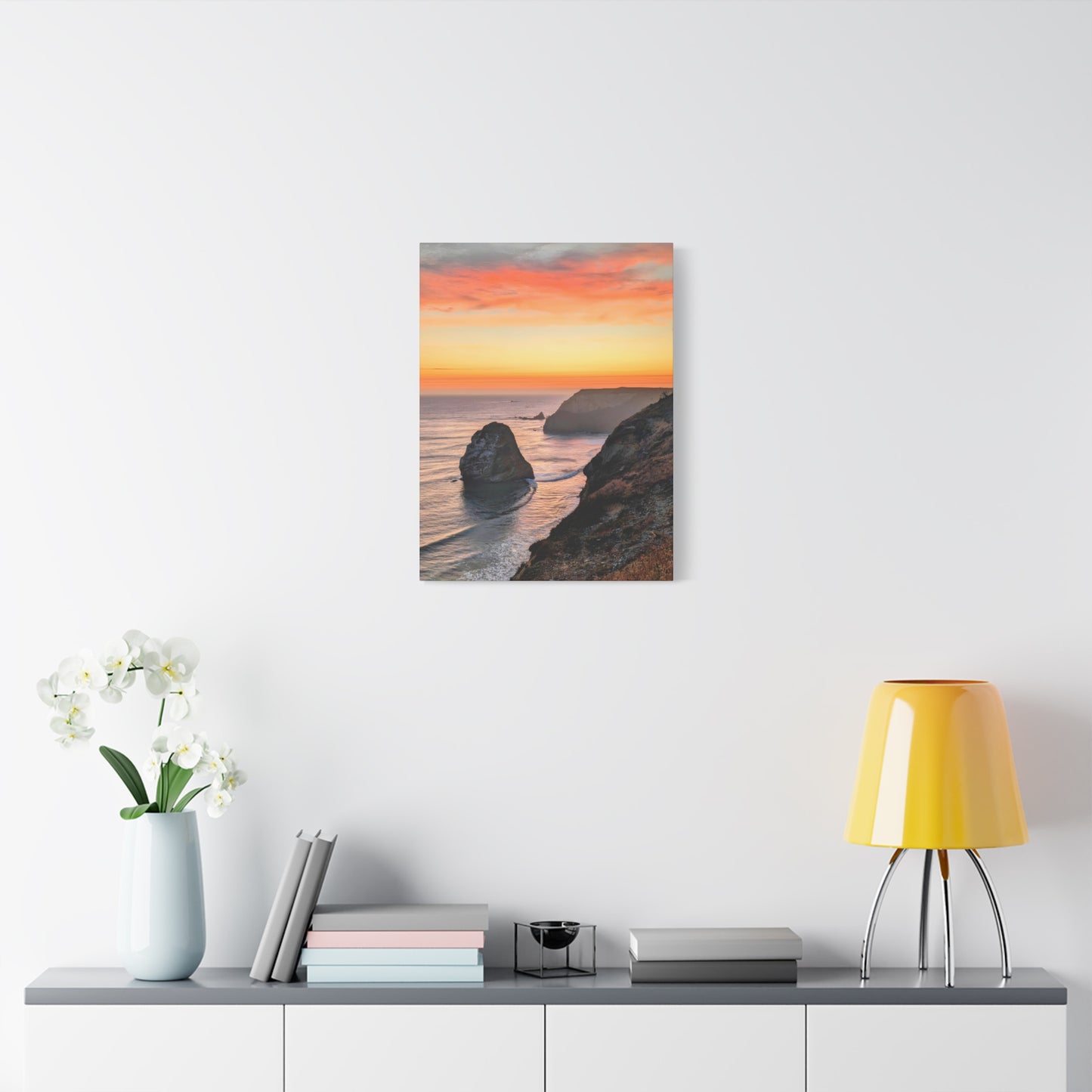 Cape Blanco Afterglow - Vertical Canvas Print
