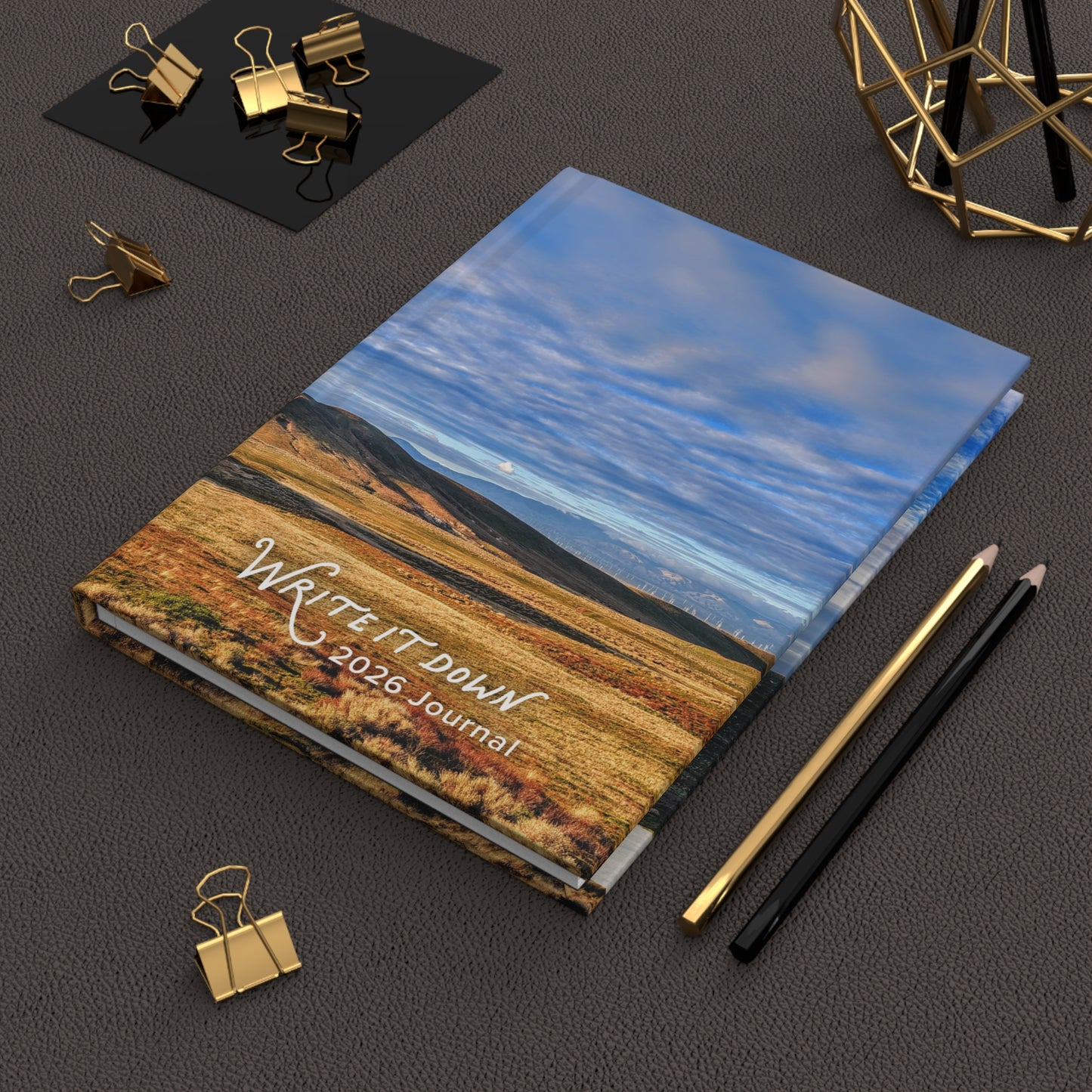 Golden Antelope Hour Hardcover Journal