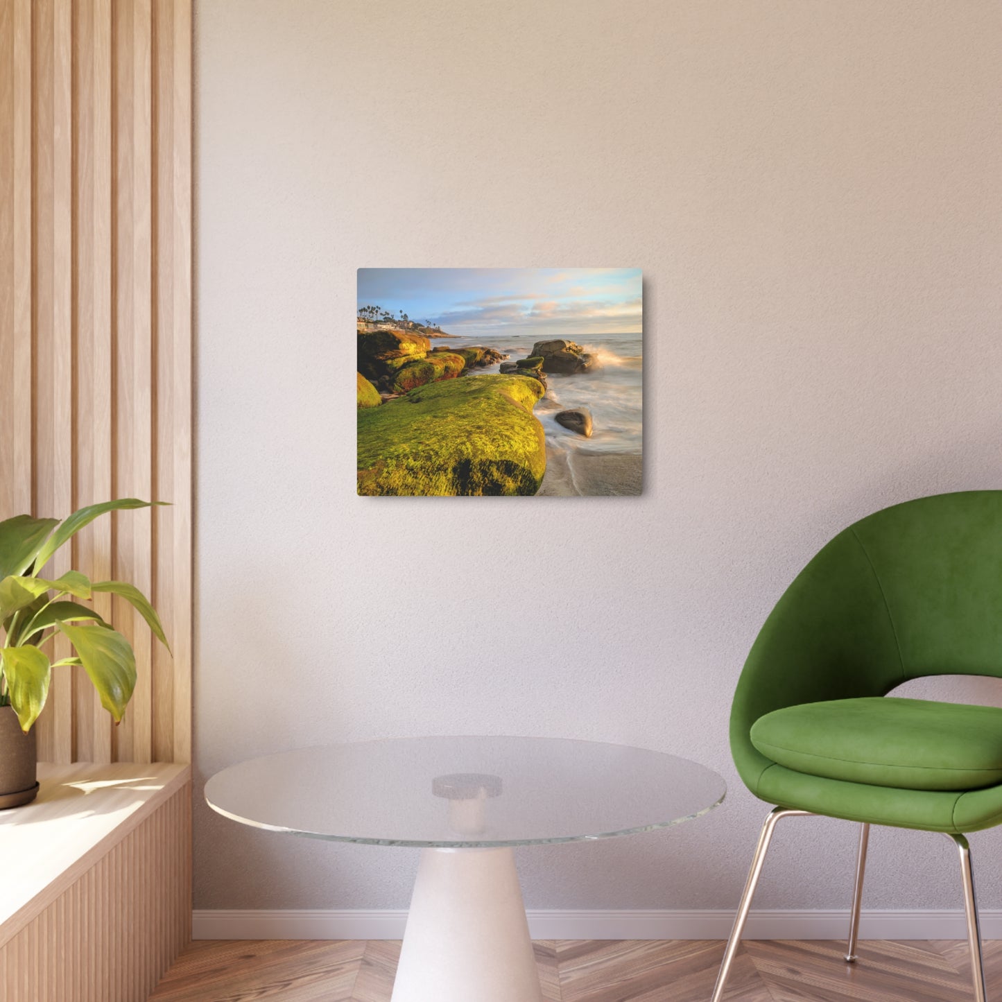 Wind And Sea With You And Me - Metal Coastal Print