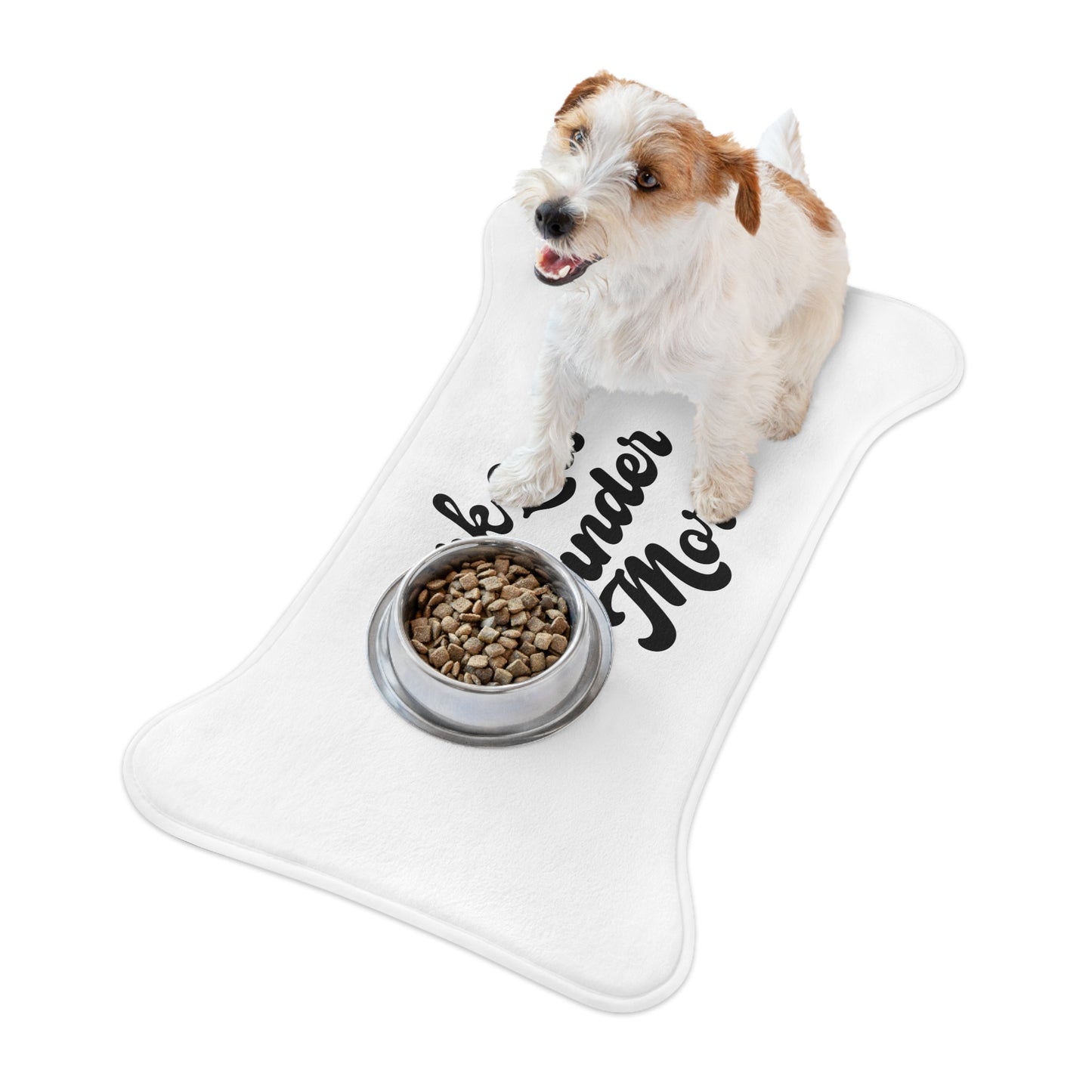 Bark Less Wander More Pet Feeding Mat