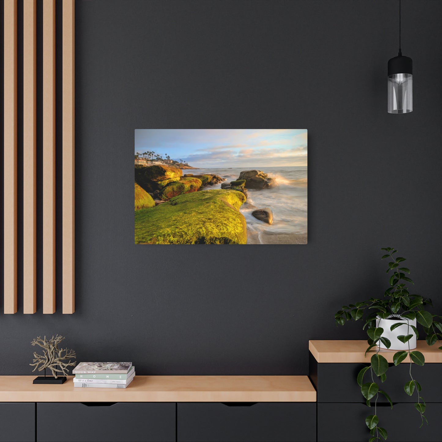 Wind And Sea With You And Me - Metal Coastal Print