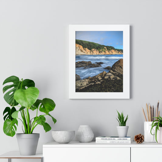 Going With the Flow - Vertical Framed Poster