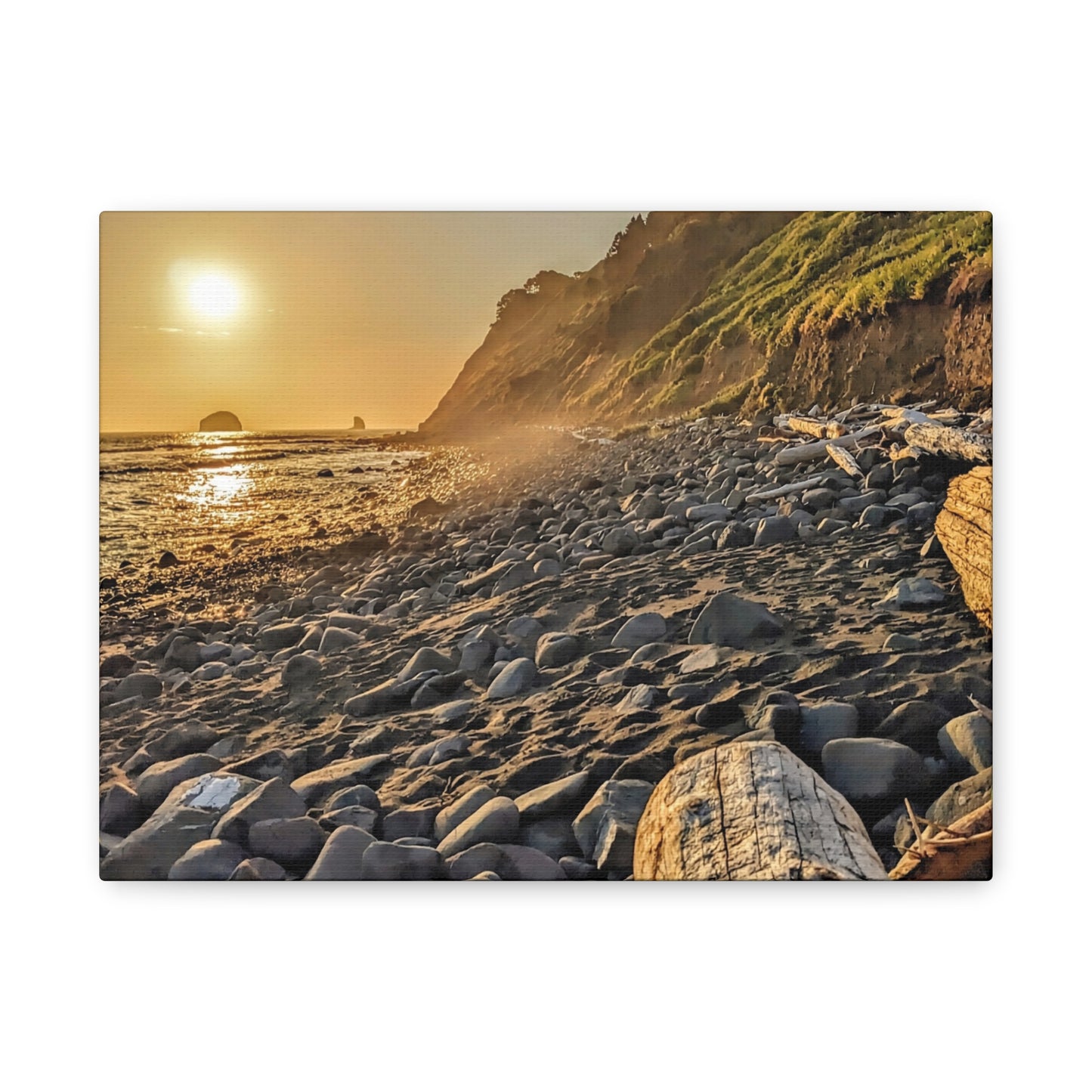 Golden Glow at Humbug - Canvas Print