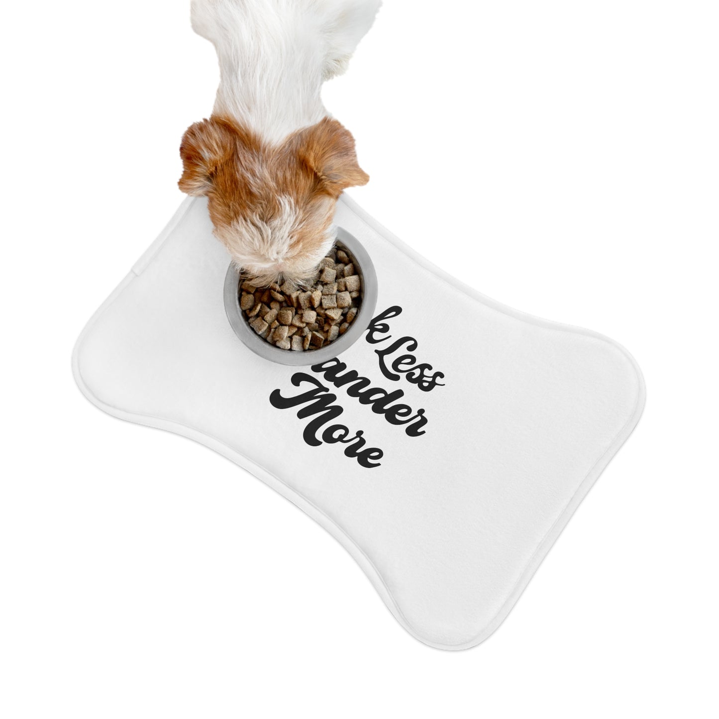 Bark Less Wander More Pet Feeding Mat