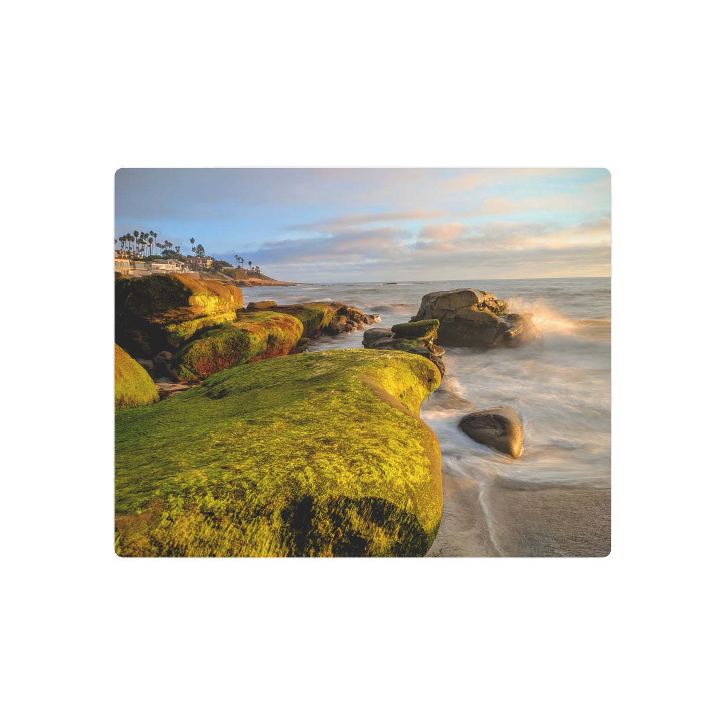 Wind And Sea With You And Me - Metal Coastal Print