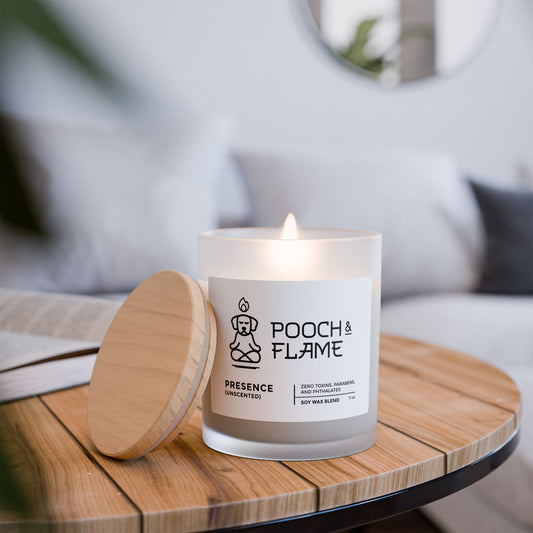Pooch & Flame Soy Wax Candle - Presence (Unscented)
