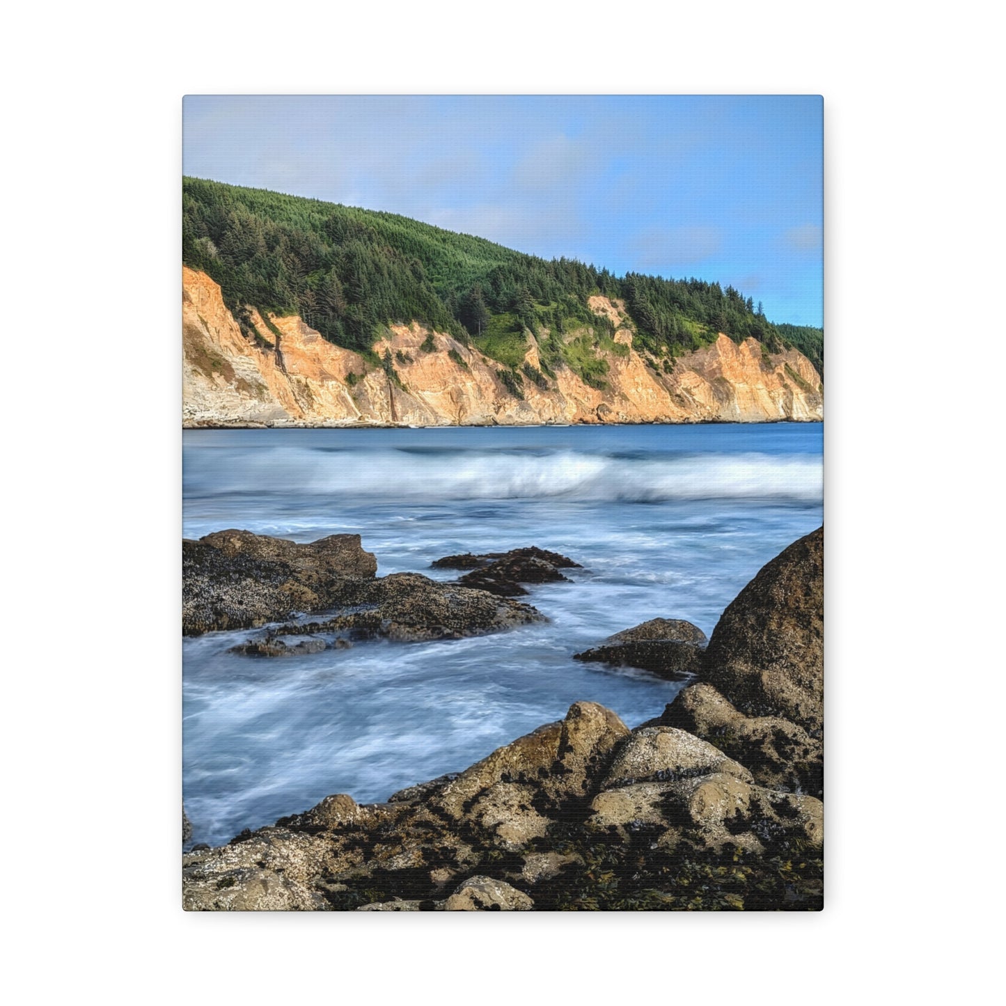 Going With the Flow - Vertical Canvas Print