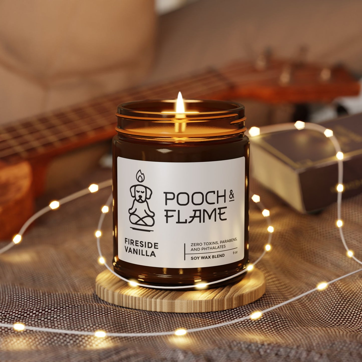 Fireside Vanilla Soy Wax Candle