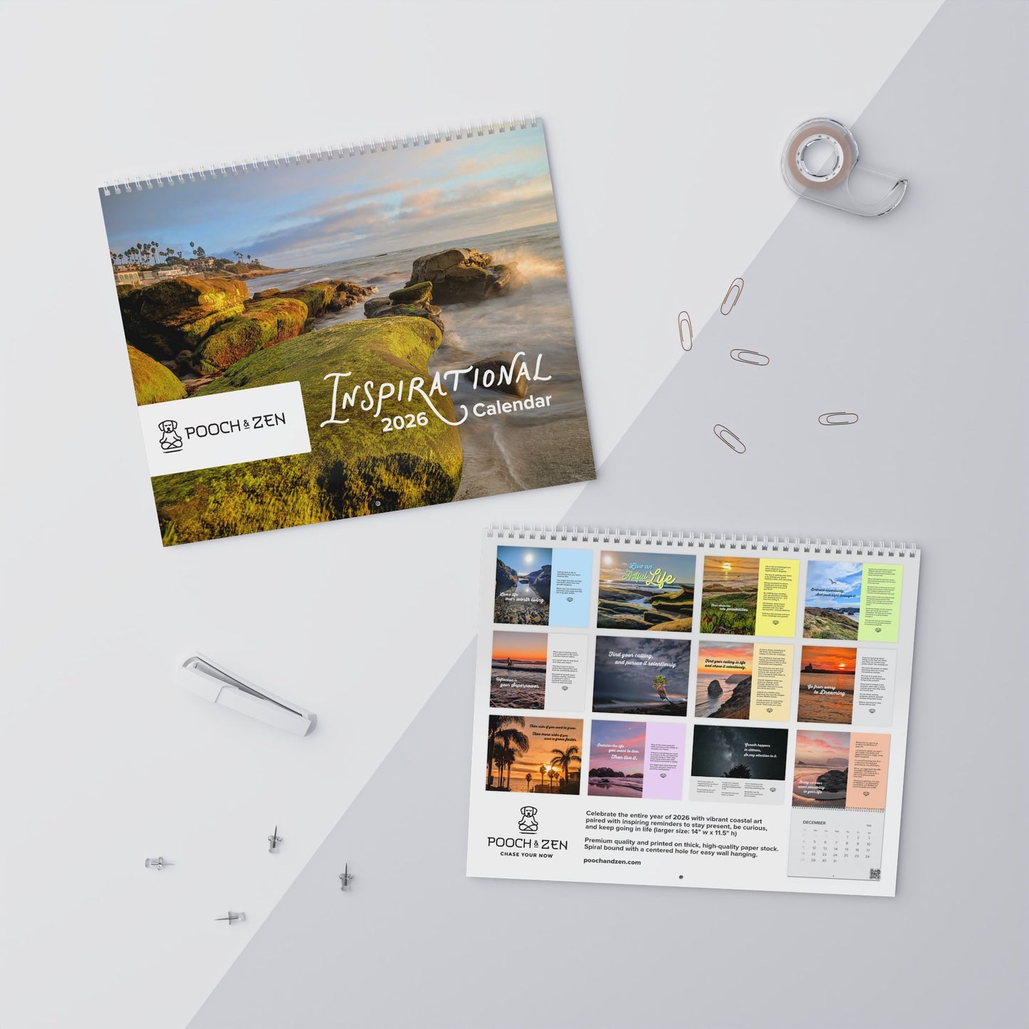 Premium Inspirational 2026 Calendar