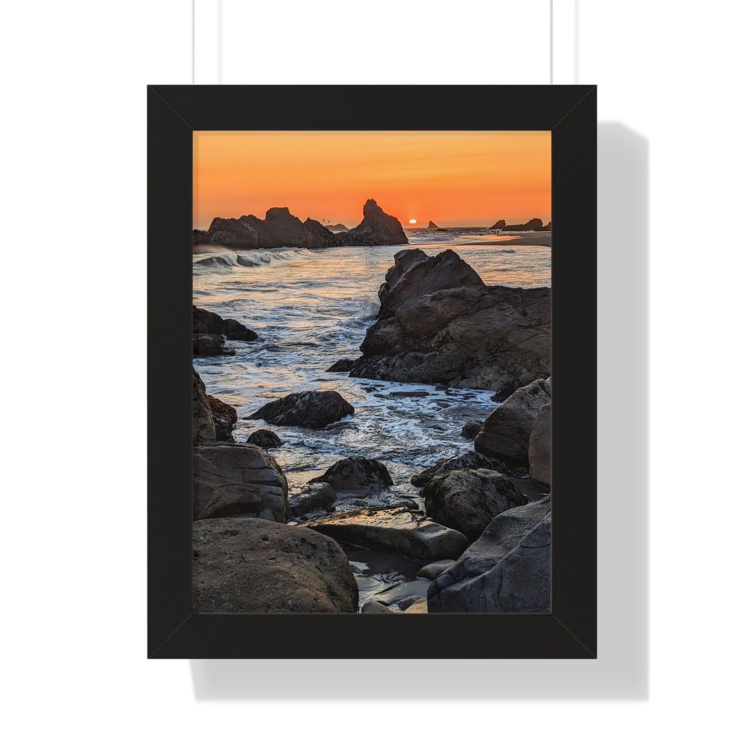 Line of Sight - Vertical Framed Poster