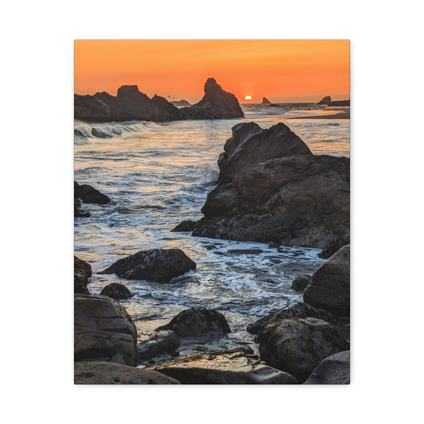 Line of Sight - Vertical Canvas Print