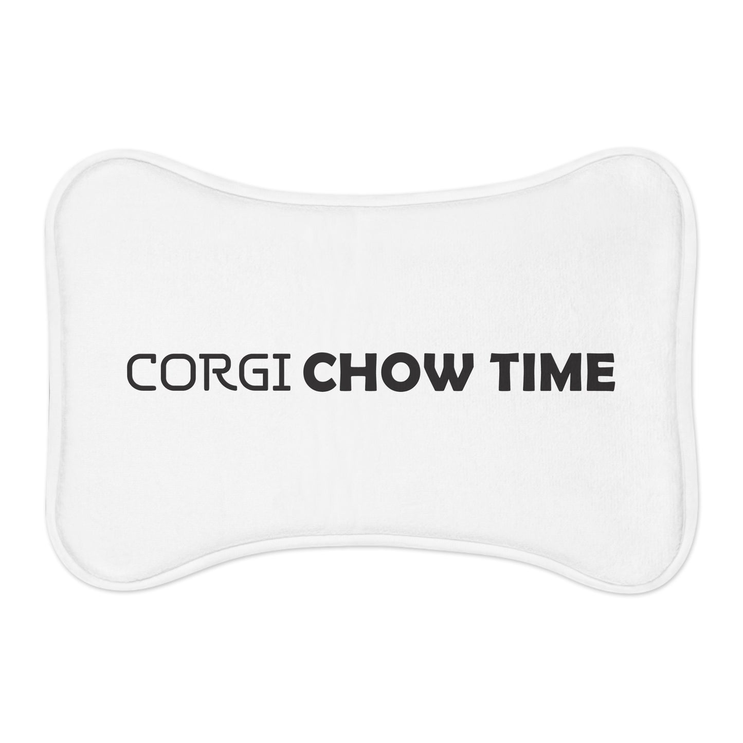 Corgi Chow Time Pet Feeding Mat