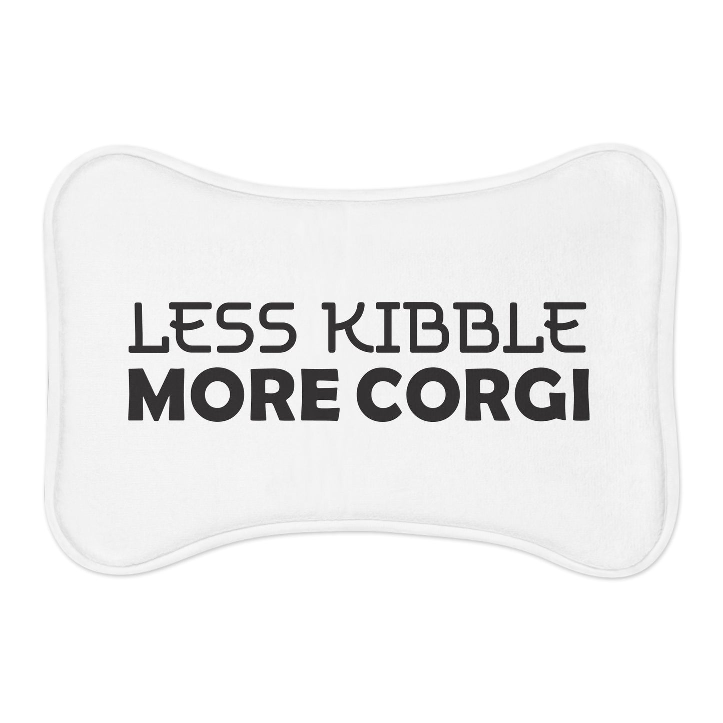 Less Kibble, More Corgi Pet Feeding Mat