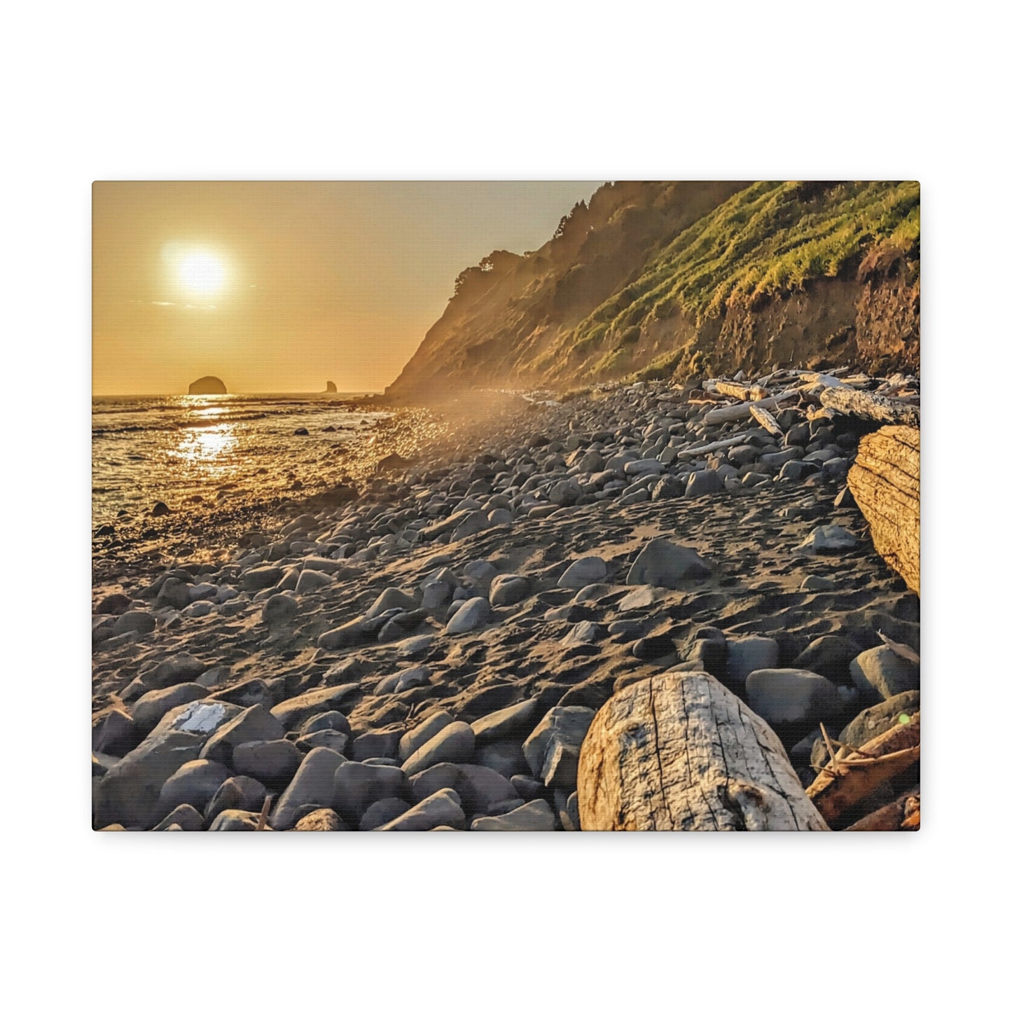 Golden Glow at Humbug - Canvas Print