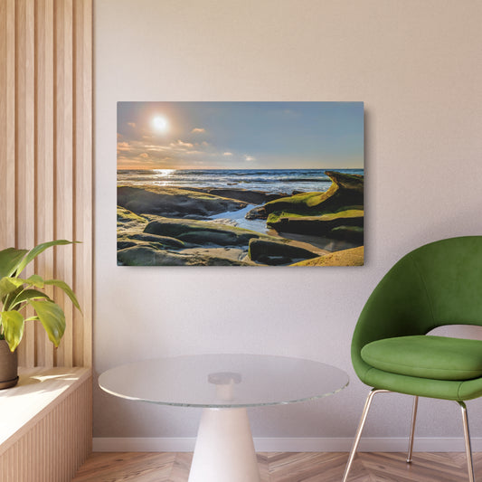 Wave Within Waves - Metal Coastal Print