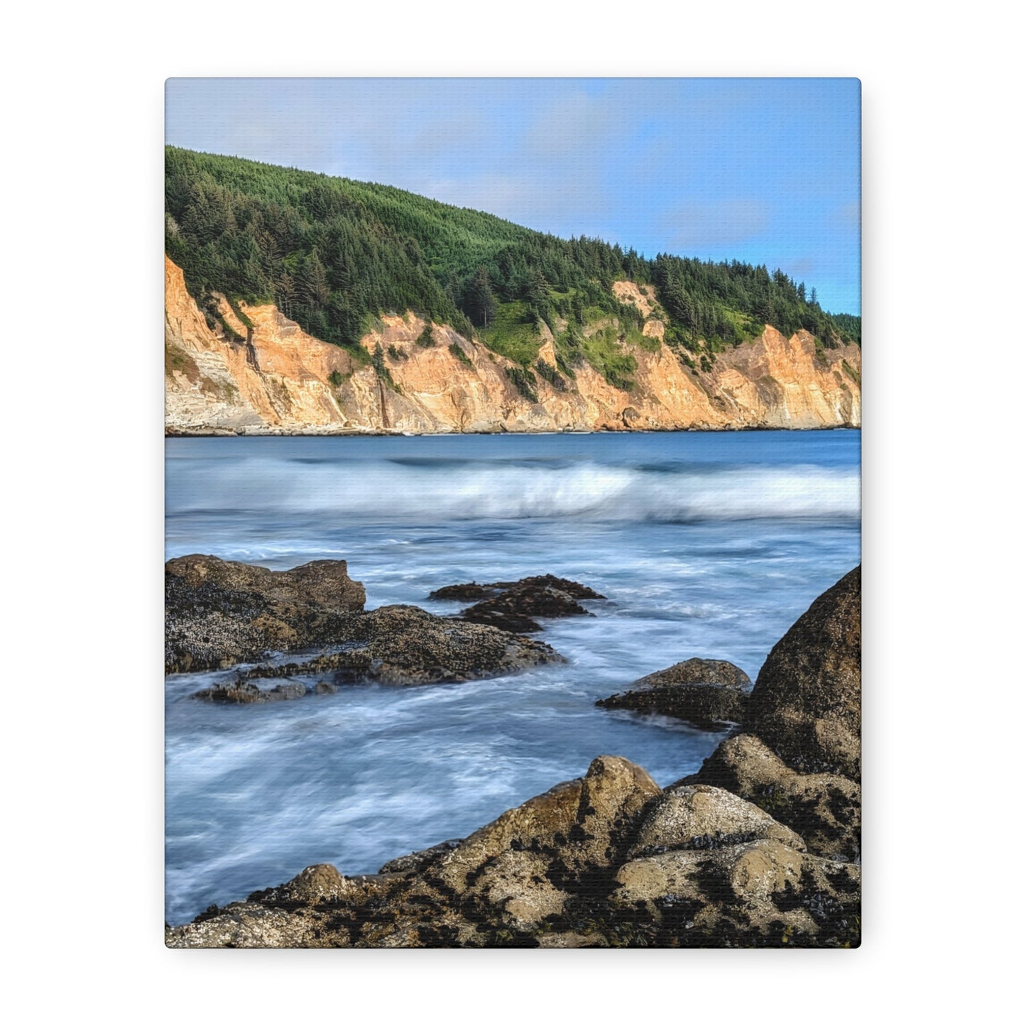 Going With the Flow - Vertical Canvas Print