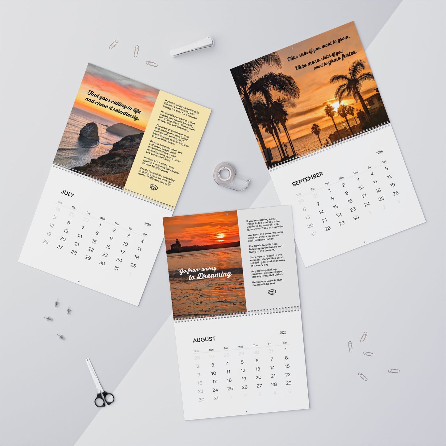Premium Inspirational 2026 Calendar