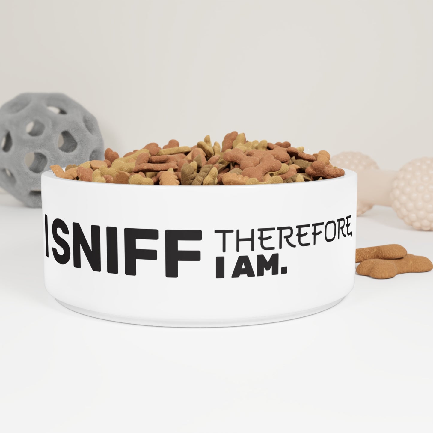 I Sniff Therefore I Am Pet Bowl