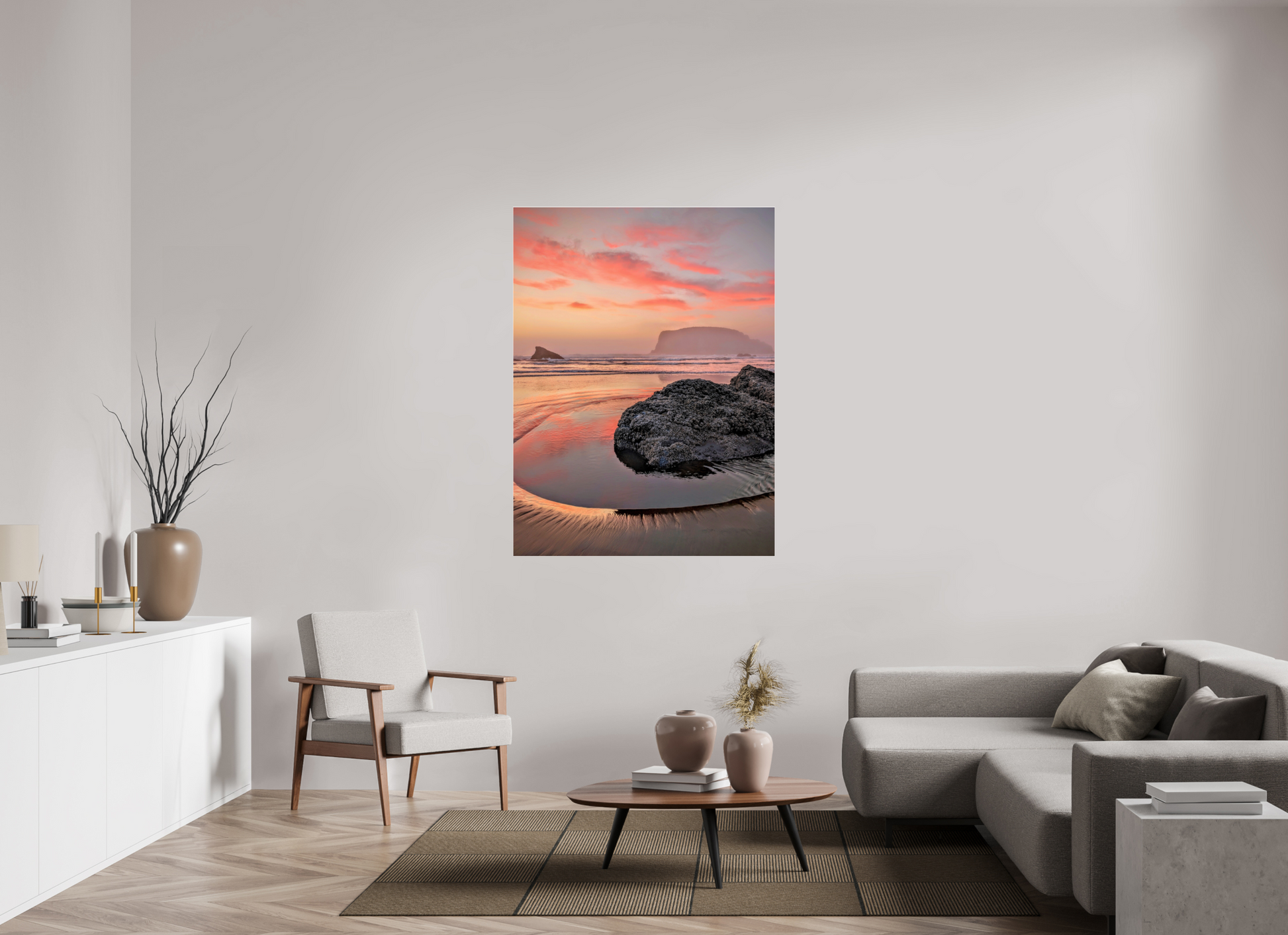 42 x 56″, Acrylic Glass Print Magical Sunset Premium Acrylic Print